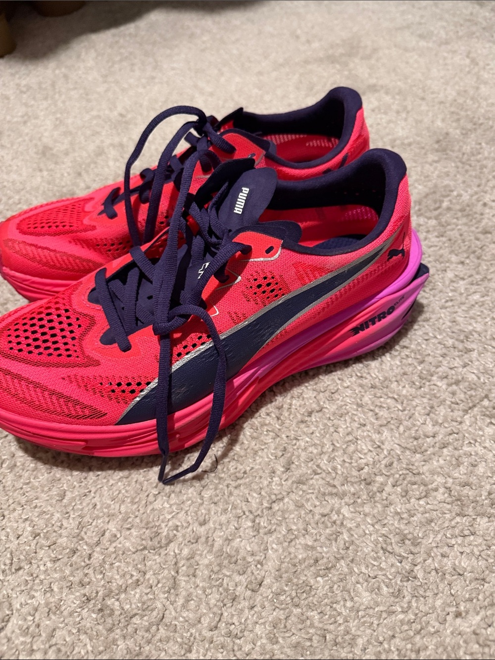 Puma Women’s Running Shoes - Hot Pink with Purple Accents